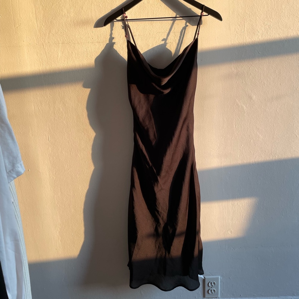 Unif cowl neck midi dress